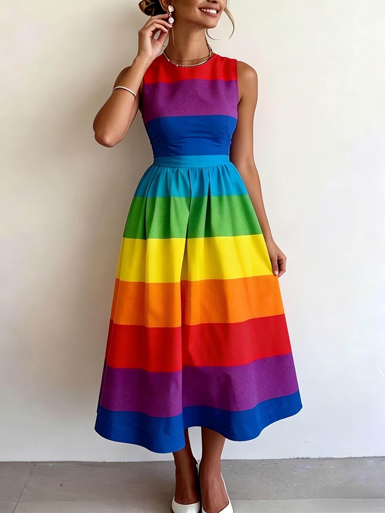 formal dress events Rainbow Tie Dye Mesh Mini Dress