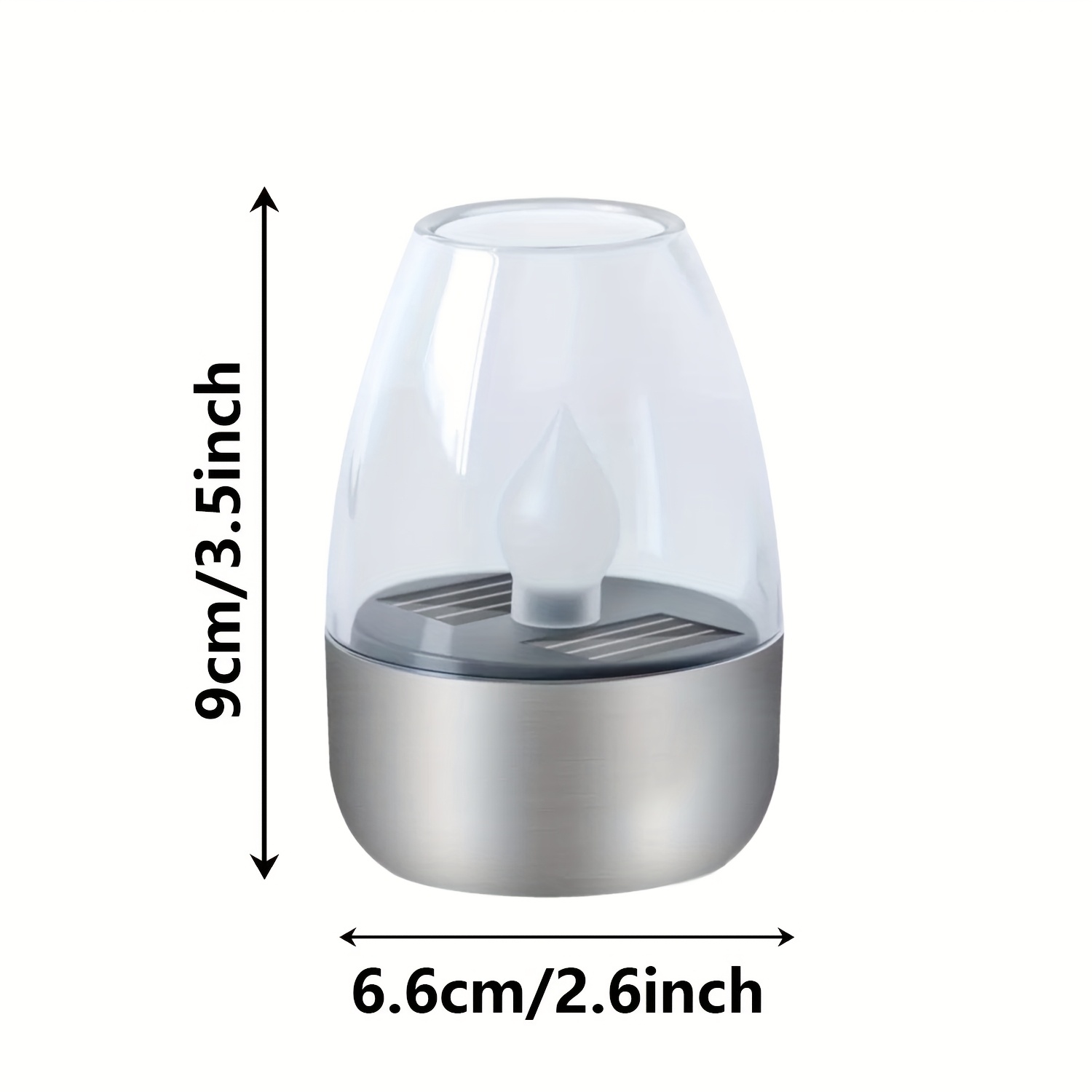E-shop Solarbetriebene LED-Kerzen-Gartenleuchten, IP44, solarbetrieben, Innen-/Außenhof-Tischleuchten, Terrassen-Dekoleuchten, Treppenstufenleuchten,