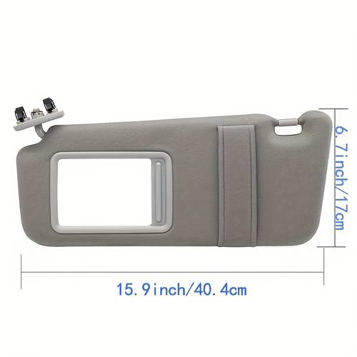 sun visor for 2007 2011 for toyota camry without sunroof driver or passenger side gray replacement 74310 06750 e0 74320 06780 b0