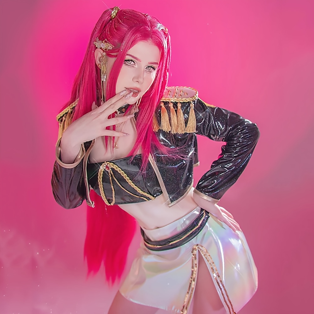 mira cosplay wig long synthetic hair Temu