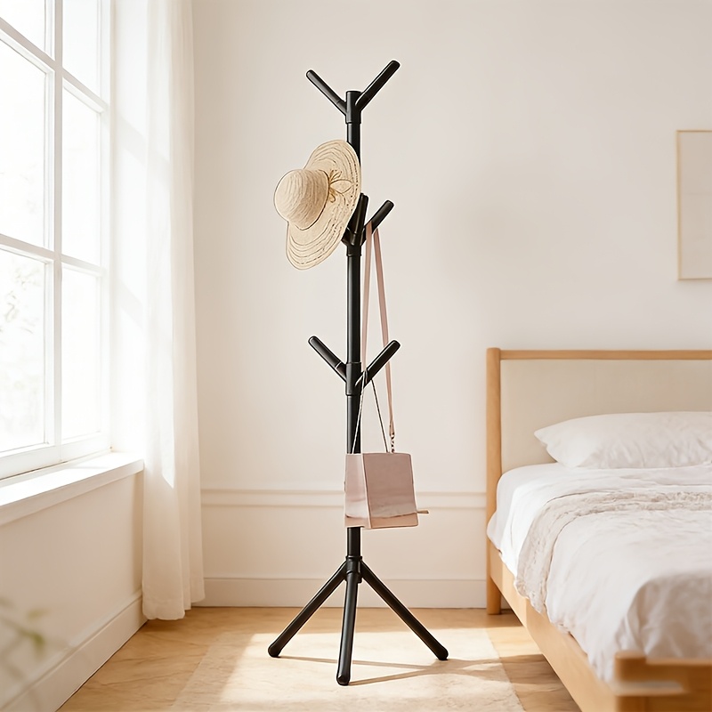 9-hook Tree-style Hanger For Coats, Hats, Handbags, And Scarves, Space In , Offices, Or Bedrooms. Suitable For Jackets And Outerwear, Ideal For Bedrooms, Living Rooms, And More