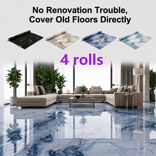immagine dell'articolo confezione regalo scontata da 4 rotoli con carta da autoadesiva a marmorizzata, in impermeabile e resistente allusura, facile da installare, per ristrutturazione pavimenti e pareti , abbellimento , ufficio, dormitorio, ristrutturazione stanze in affitto, carta da