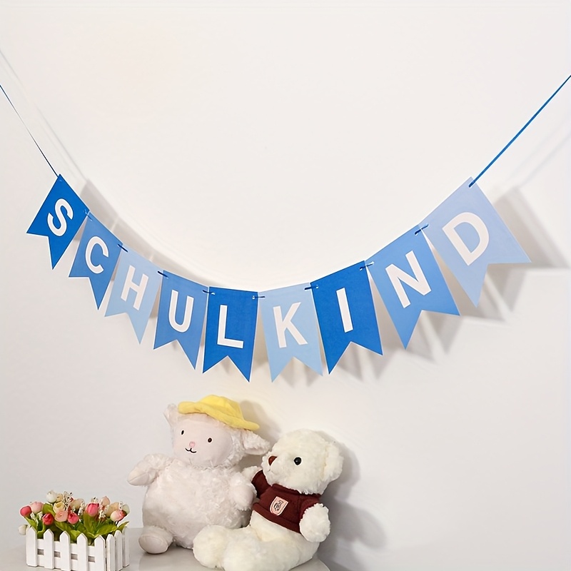 German School Opening Party Decorative Banner - Back-to-school Celebration Scene Decoration Banners And Streamers