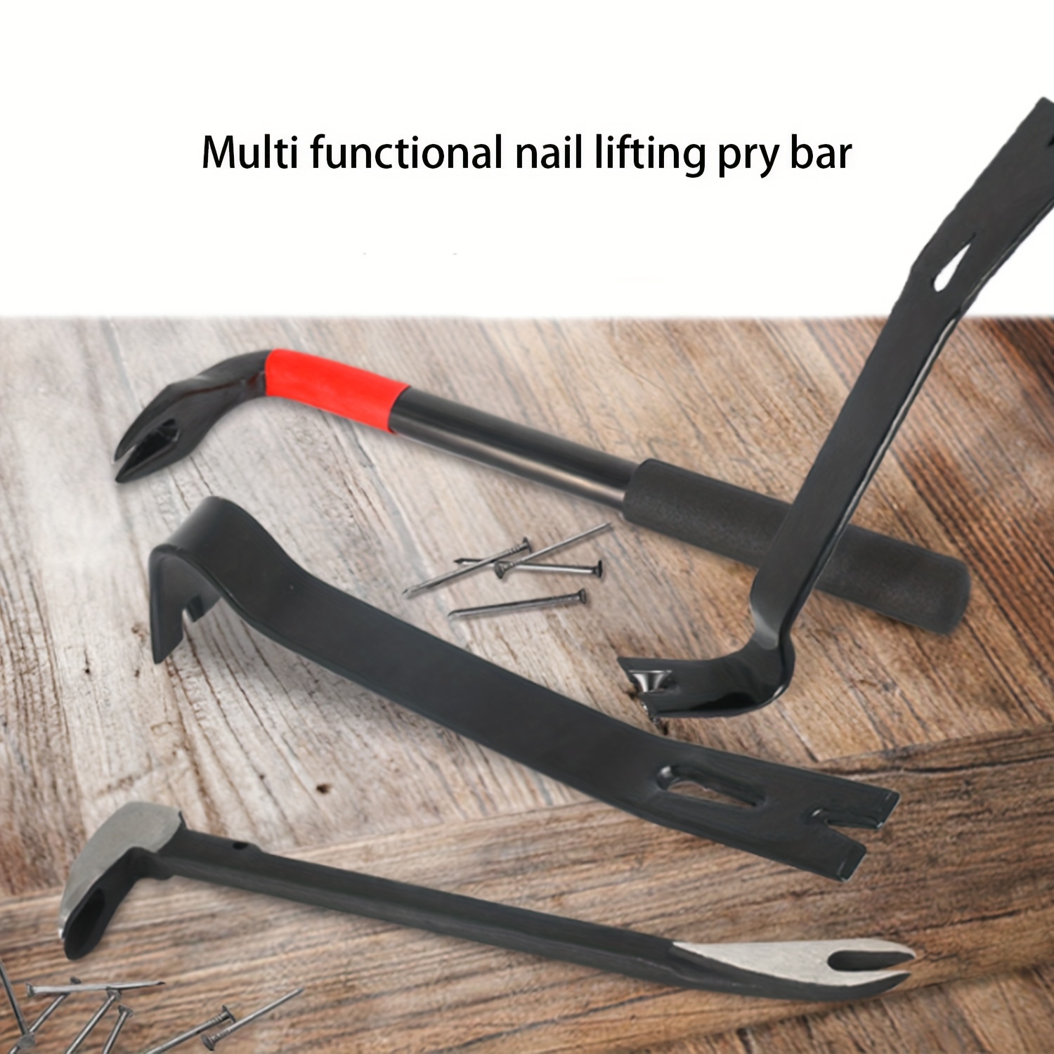 Multifunctional Nail Lifting Device and Pry Bar Tool