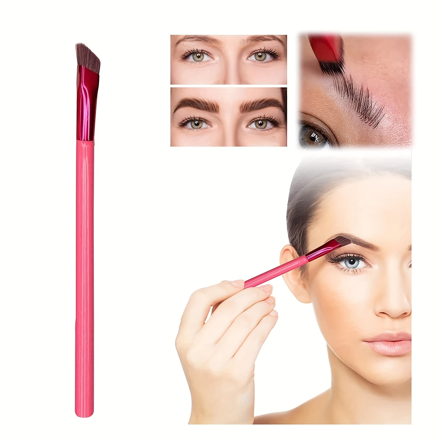 

1/2/3/5pcs Brush Set - Multi-functional Angled Eyebrow Brush, Concealer Brush, And Tool For Precise Eyebrow Shaping, Definition, And Filling - Perfect For Professional And At-home Use