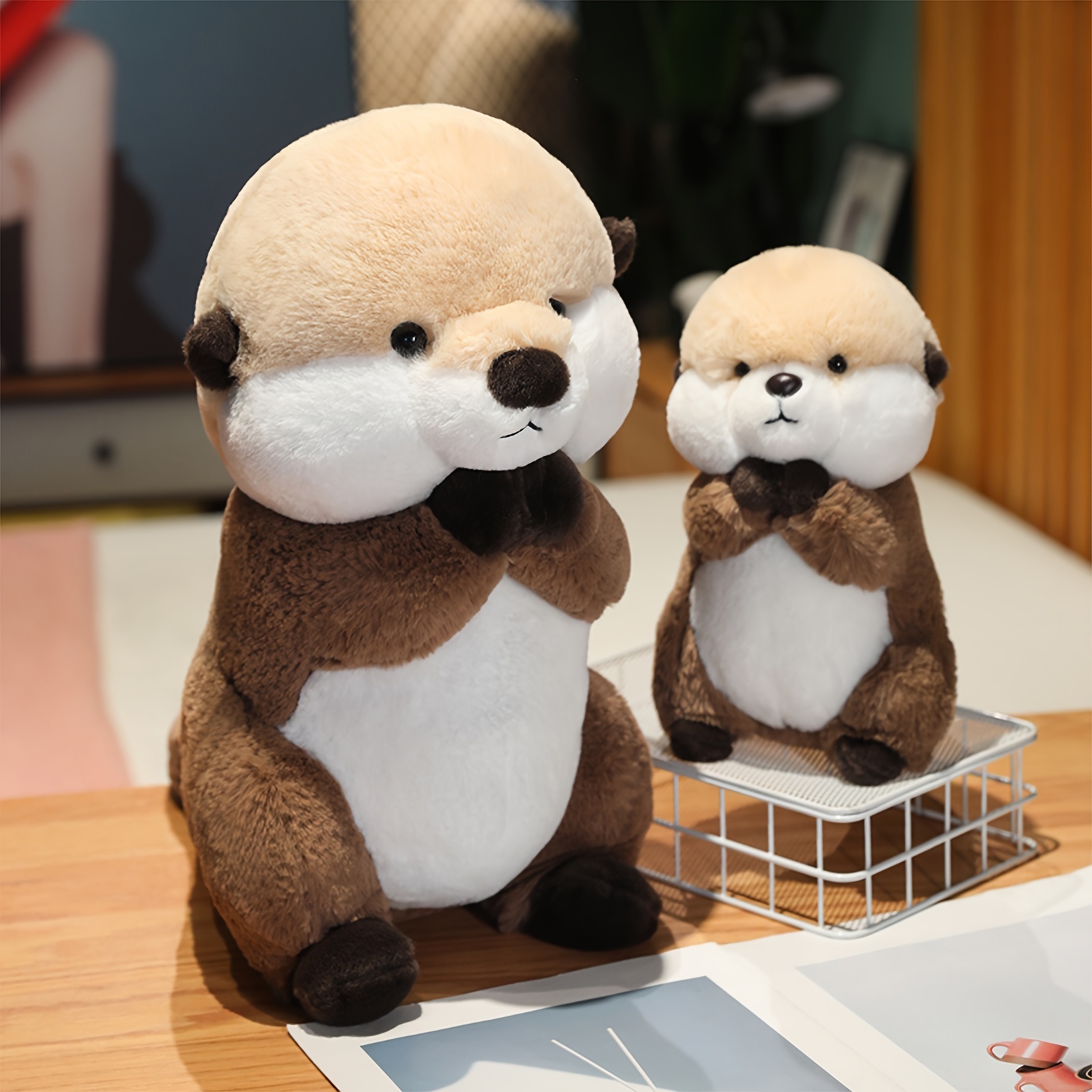 25cm/9.84in Cute Otter Plush Toys: Adorable River Otter Stuffed Animal