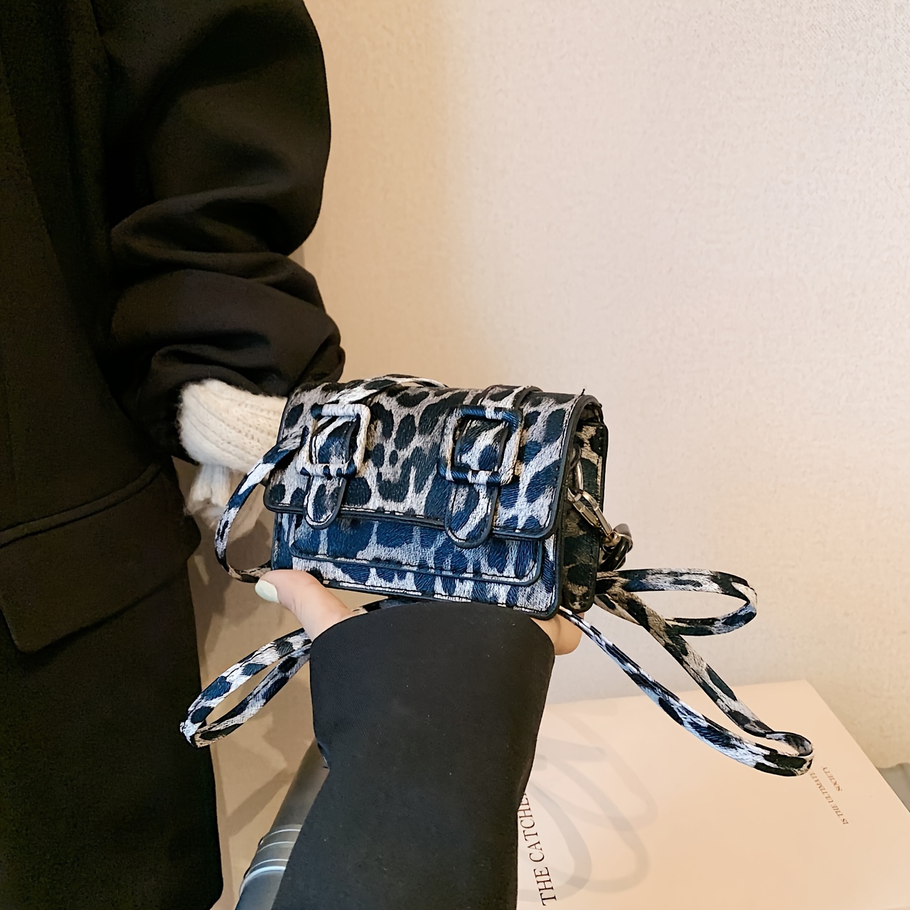 leopard bag sold on Temu United States