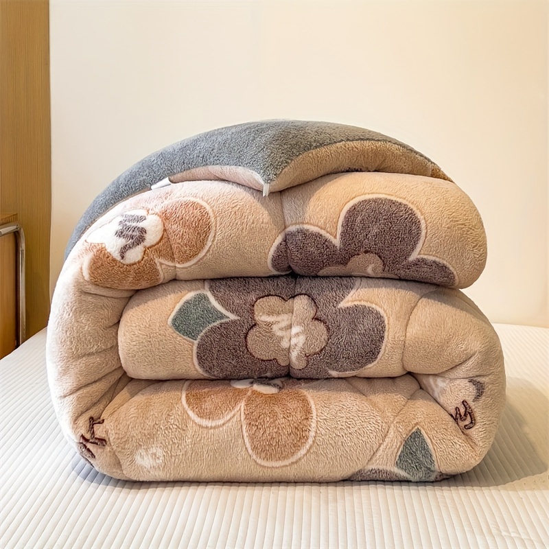 TEMU Sherpa de Felpa Gruesa Ultra con Diseño de Oso Adorable - Acogedora, y Versátil para Todas - para Dormitorio, Sofá, Oficina y Ropa de Cama de