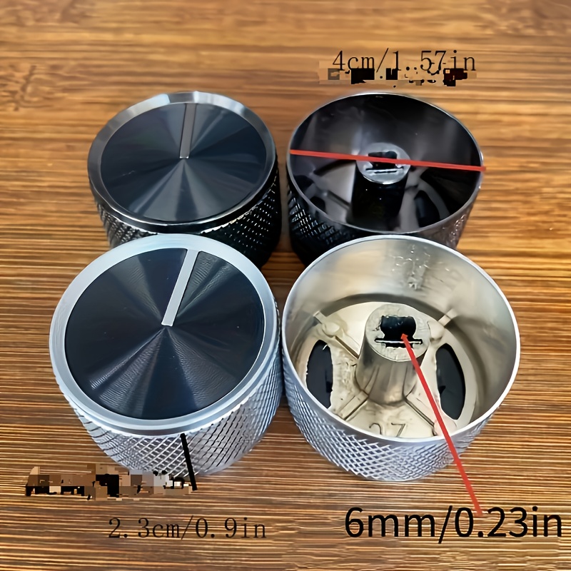 TEMU Gas Stove Switch Knob Made Of Alloy With A Non-slip Design, Featuring A 6mm Shaft For Appliance Compatibility... Stove Knobs