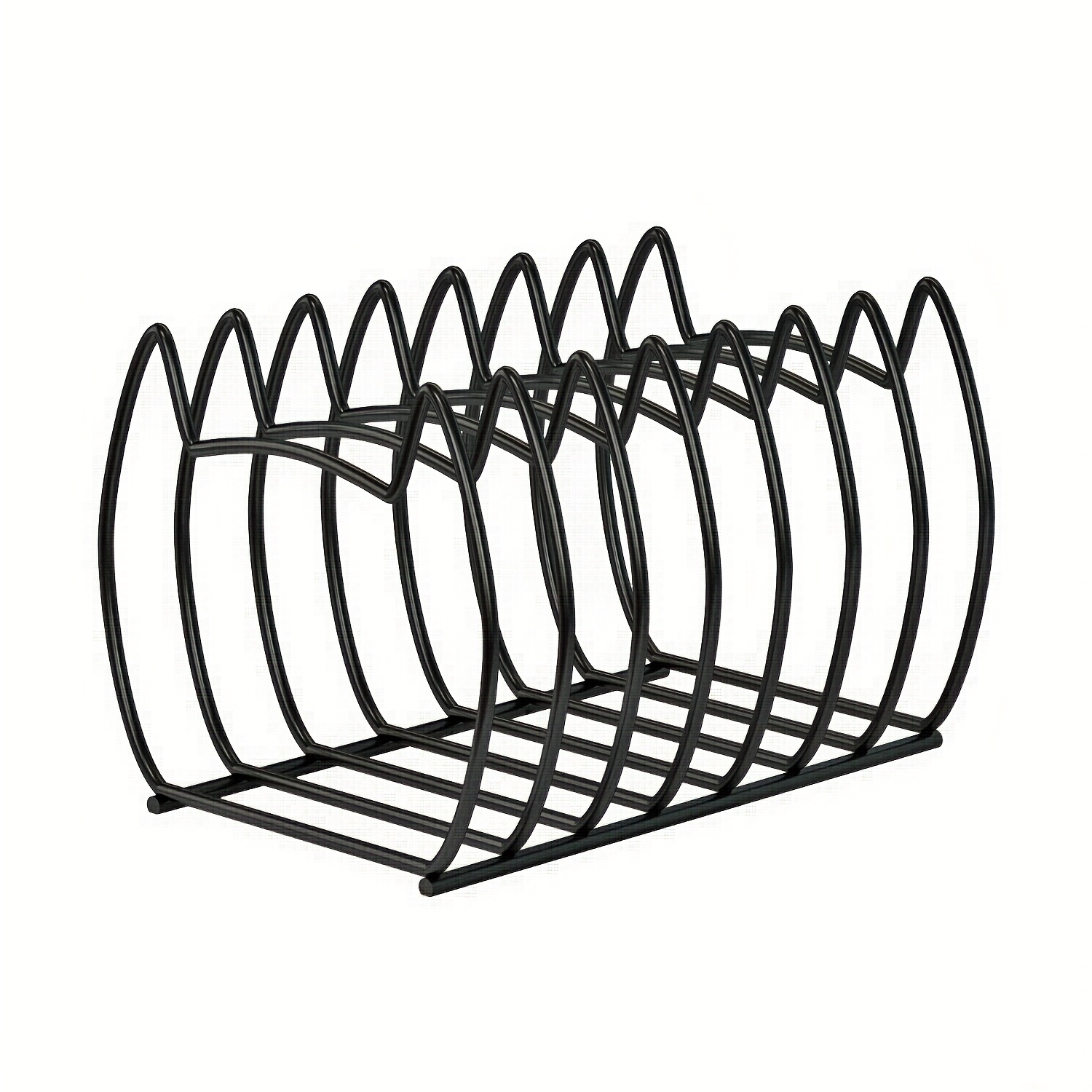 1pc Cutting Board Rack, Kitchen Countertop Plates, Pot Lids, Pot Lid Rack, Heavy-duty Metal Storage Rack, Kitchen Additions