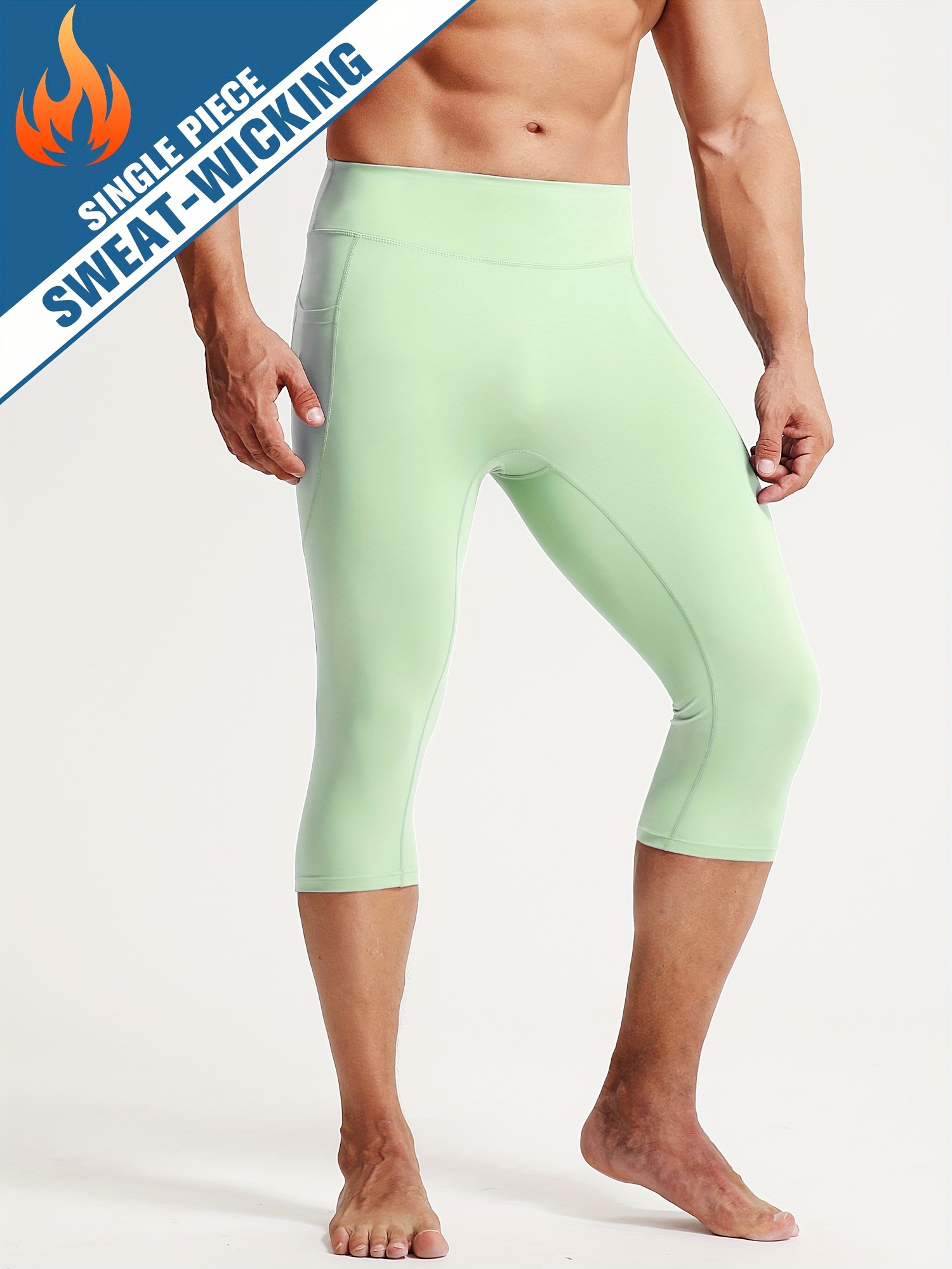 Lime green compression pants deals