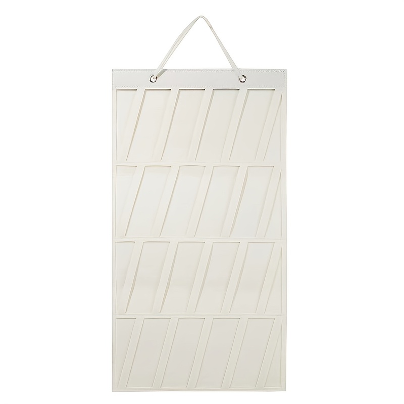 TEMU 1 sac de rangement mural, présentoir à grandes capacités pour pinces à cheveux, adapté aux pinces de requin, pinces à cheveux, élastiques à