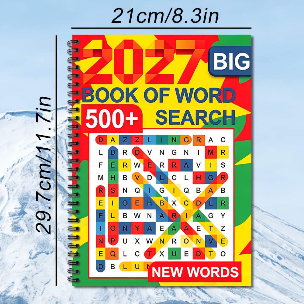 New Annual Release: Book For Adults (large Print) - Word Puzzle Art Activity Book; A Stress- Art Journal And Soothing Gift For Adults, Suitable For Use Throughout Coloring Book For All Languages