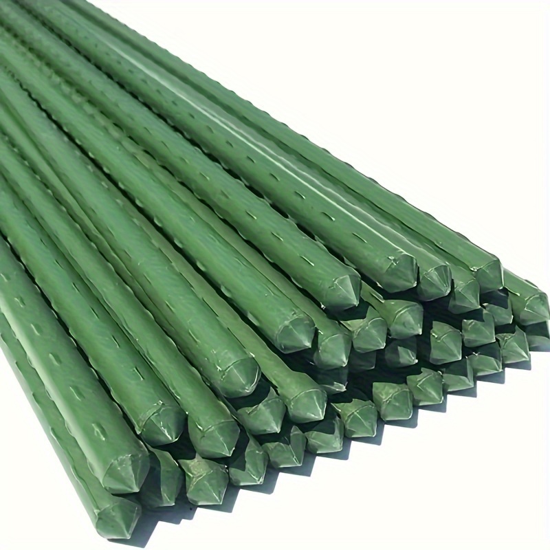 

20-pack Plastic Coated Garden Stakes - , Anti-aging, Non-slip Plant Support Rods For Trees And Plants - Essential Gardening Tool For Plant Enthusiasts