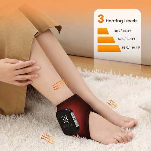 massager designed specifically for the ankle featuring vibration usb charging comfortable design and portability
