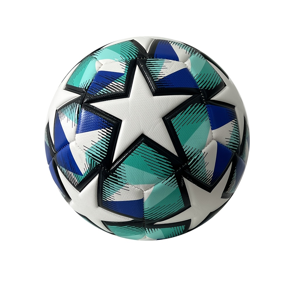 TEMU Balón de fútbol de entrenamiento prémium talla 5 | antideslizante, diseño antirrotura de 3 capas engrosadas