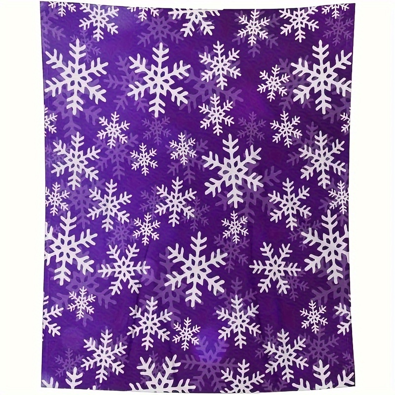 

Christmas Blanket, , And Blanket, Purple And Pattern