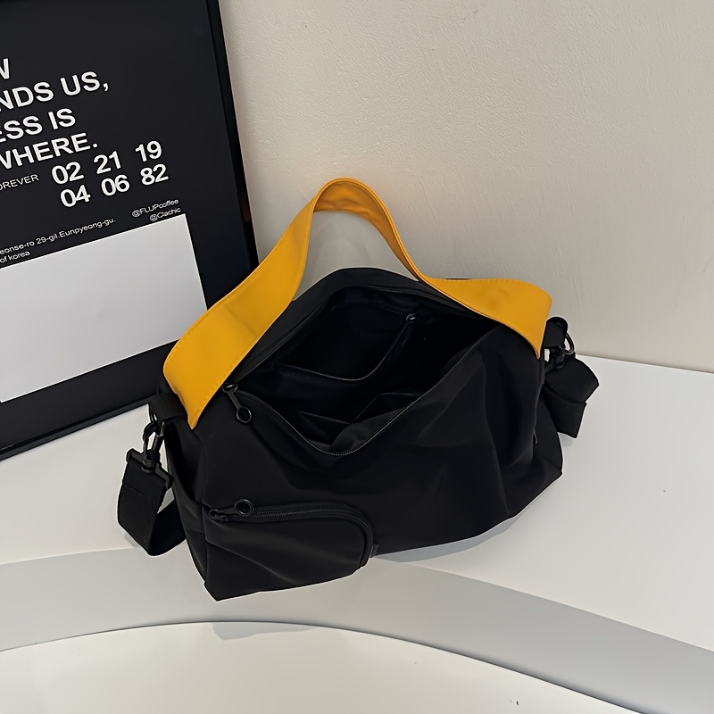Leisure Large Capacity Fitness Bag, Lightweight and Versatile Travel Tote Bag, Fashionable and Niche Minimalist Commuting Bag