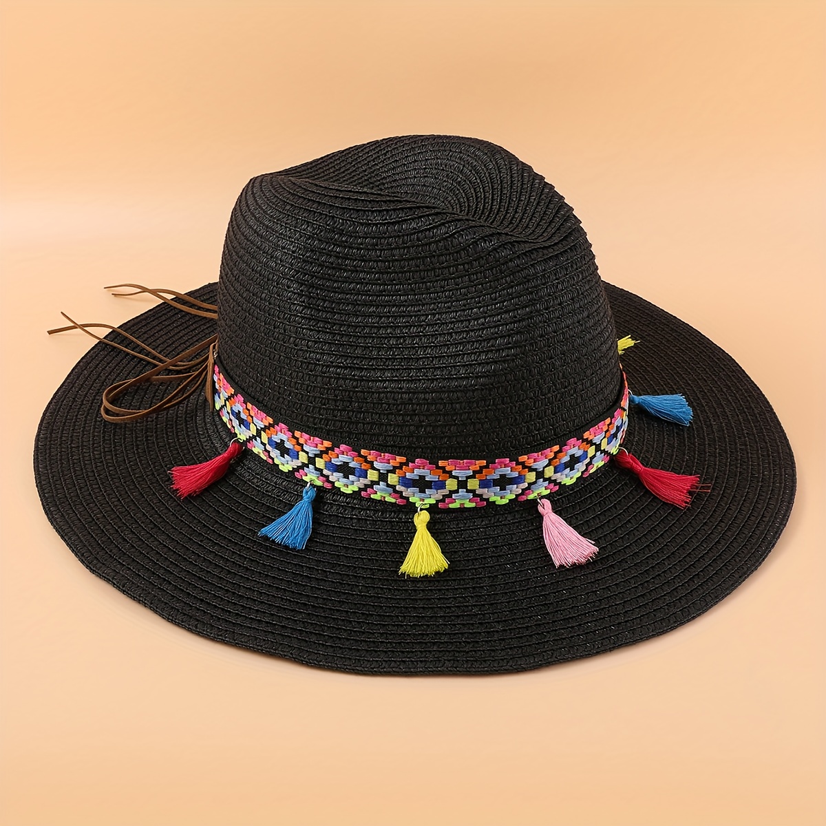 Short Rolled Brim Sun Hat Solid Color Breathable Top Hat - Temu