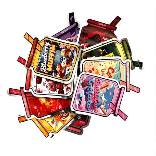 100 200 colorful holographic bags designed in unique shapes 3 5g smell proof resealable mylar bags pouches made from reusable plastic featuring a glossy laser end and a vibrant 3 special shape gift bag birthday holiday