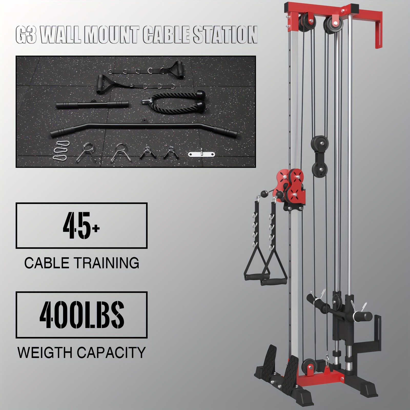 

400lb Mounted , And Lat 18 Positions , Lat Pulldown For Gym