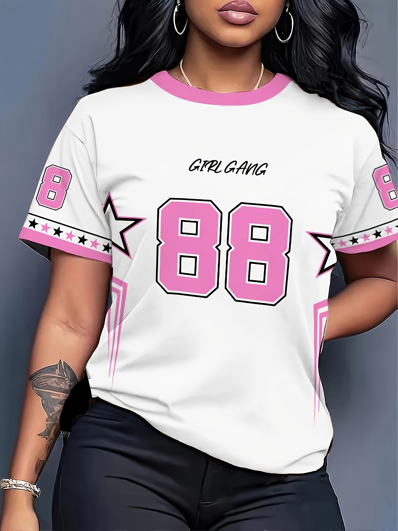 Jersey Shirt Design For Girls Women'S Jersey-style T-Shirt White