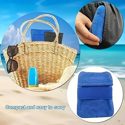 2 piezas de quitahigos de para playa, guante de malla para limpiar , bolsa para eliminar , accesorio reutilizable para juegos en . colores surtidos disponibles.