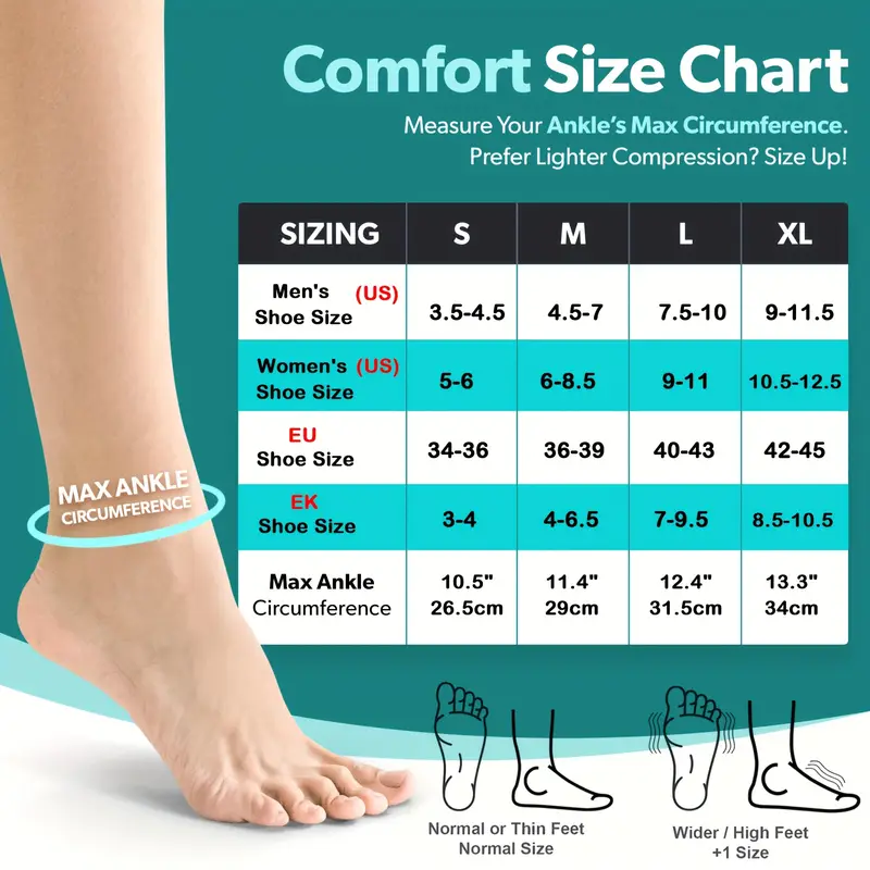 premium ankle compression socks compression sleeves with arch and ankle support open toe design neuropathy socks elastic brace for daily wearing and outdoor activities Product details 0
