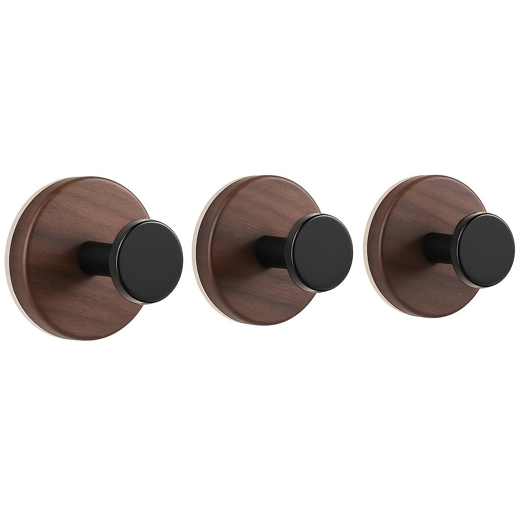 Temu 3 Darabos KoszorúAkasztó Szett BejáRati AjtóRa | TapadóKorongos AkasztóK AjtóKoszorúKhoz üVegre, Ablakra éS FelüLetekre, IdeáLis KaráCsonyra,-image