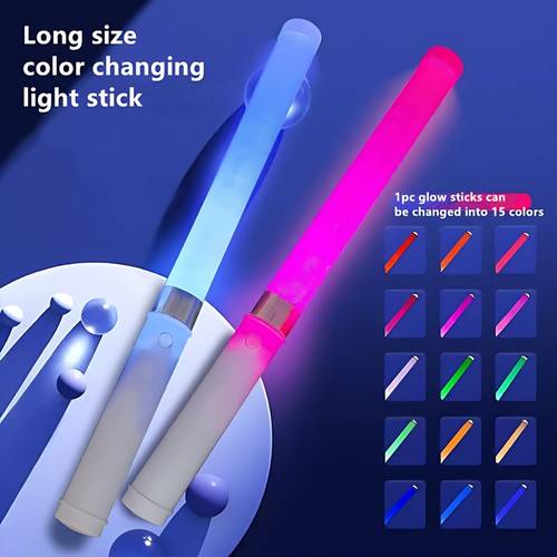 gift for her him 1pc 15 color fluorescent stick parties concerts and celebrations halloween christmas gifts birthday gifts flashing glow stick props does not i