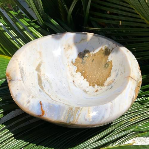 1pc bowl multicolor marbled stone bowl with random shapes colors for jewelry display beading supplies holiday gift suitable for christmas valentines day halloween thanksgiving gemstone bowl