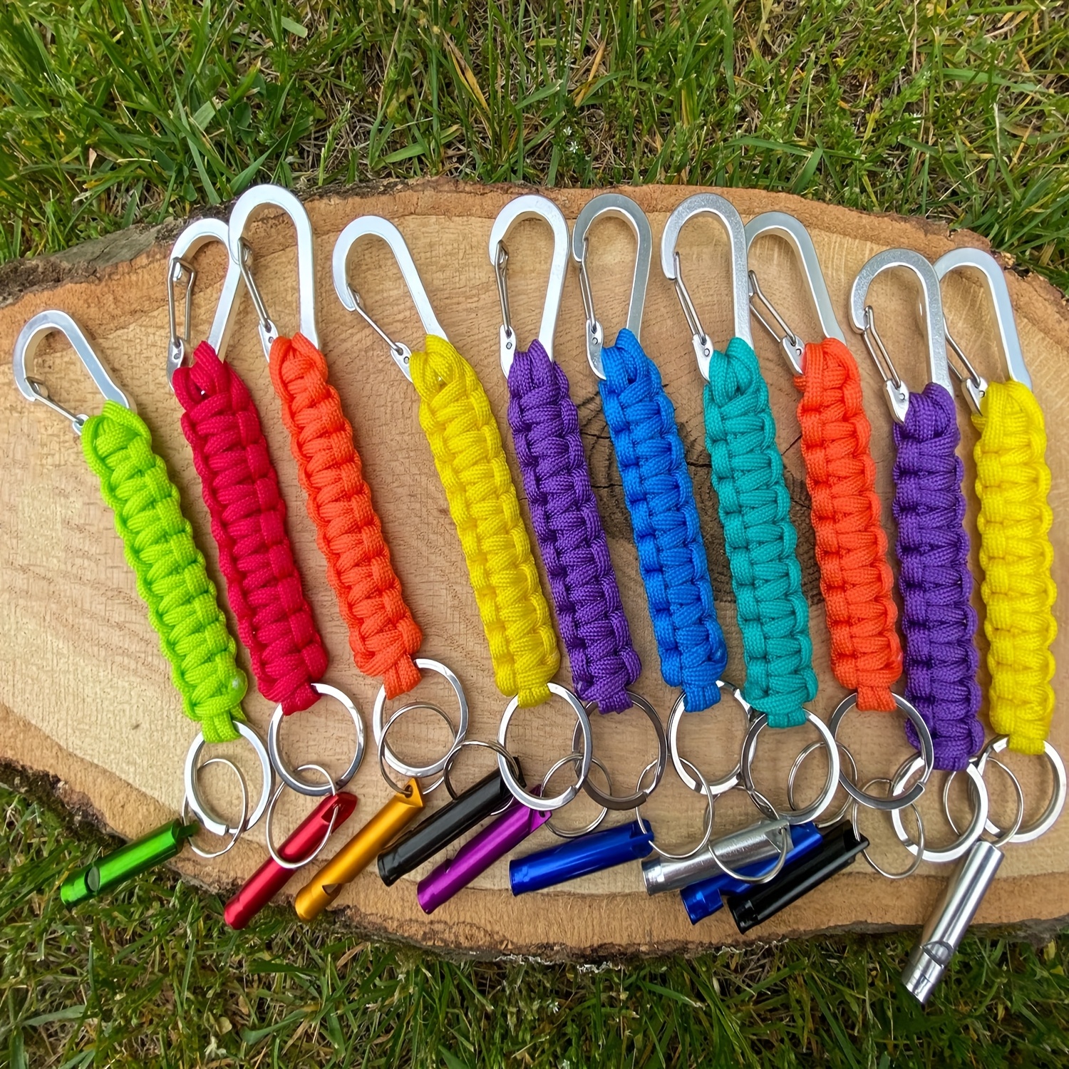 paracord keychain sold on Temu United States