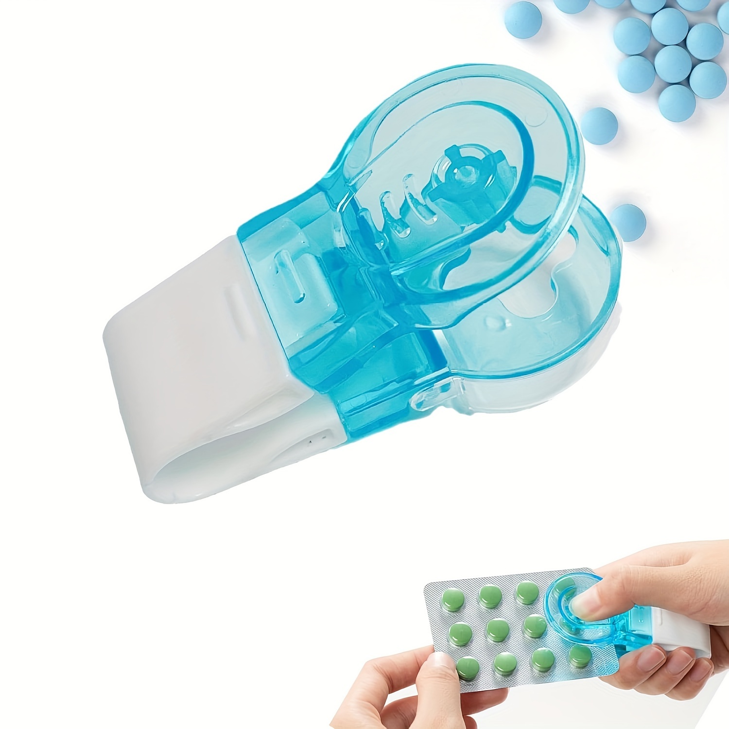 

2pcs Portable Pill , Portable Tool, Pill Organizer Pill Assistance Tool