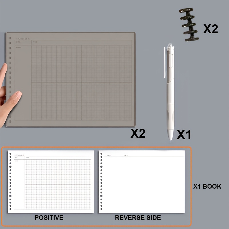 TEMU 2pcs Stationery Set: 1 Spiral Notebook   1 Pen, Spiral Notebook, Notebook, 120 Pages Per Book, Applicable To Learning, Exam Preparation, Notes,