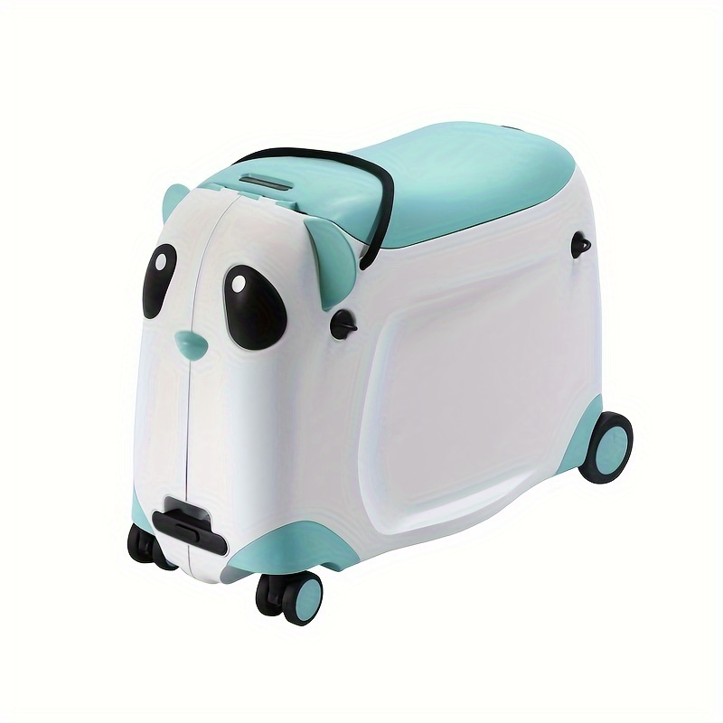 1pc Riding Luggage Cartoon Storage Trolley Suitcase Children Luggage Case