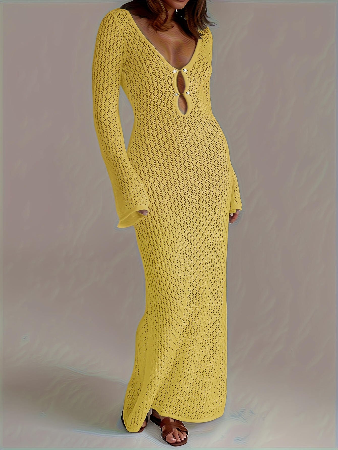 d & co beach dress Crochet Midi Scalloped Edge Beach Dress (5 Colours)  No Angel Clothing