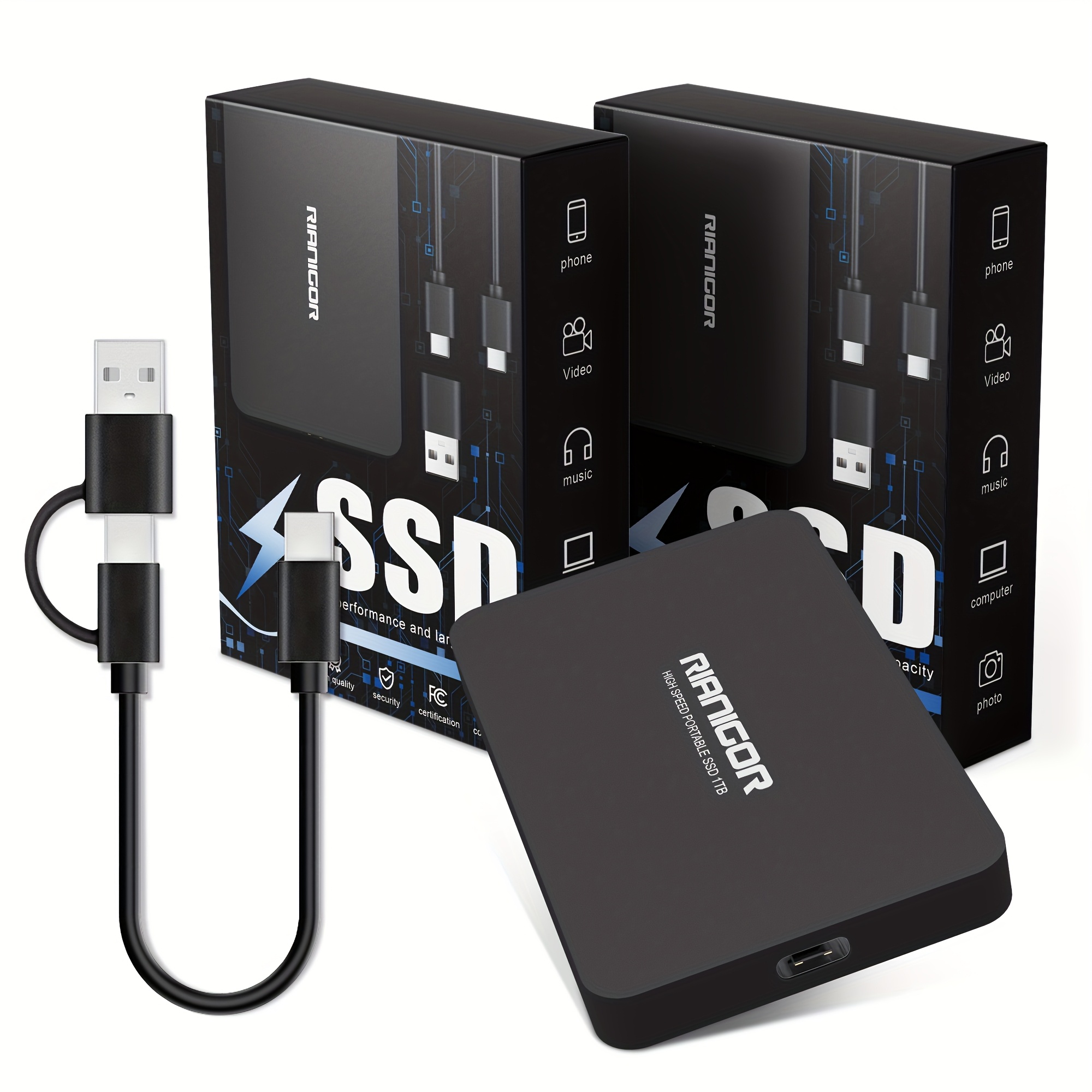 HIKSEMI 2TB NVMe SSD PCIe Gen 4×4 R:7,450MB/s W:6,750MB/s