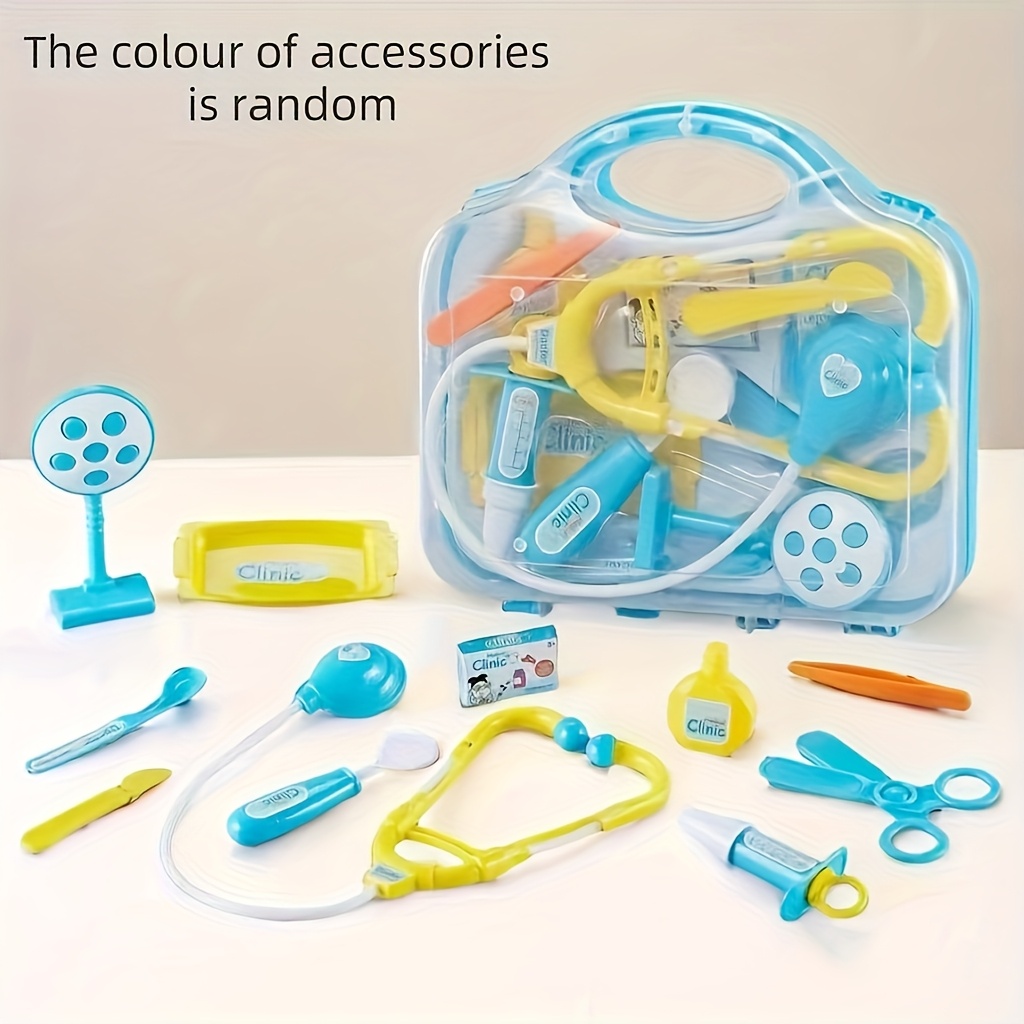 Kids Doctor Play Kit Medical Toy Set Stethoscope Syringe