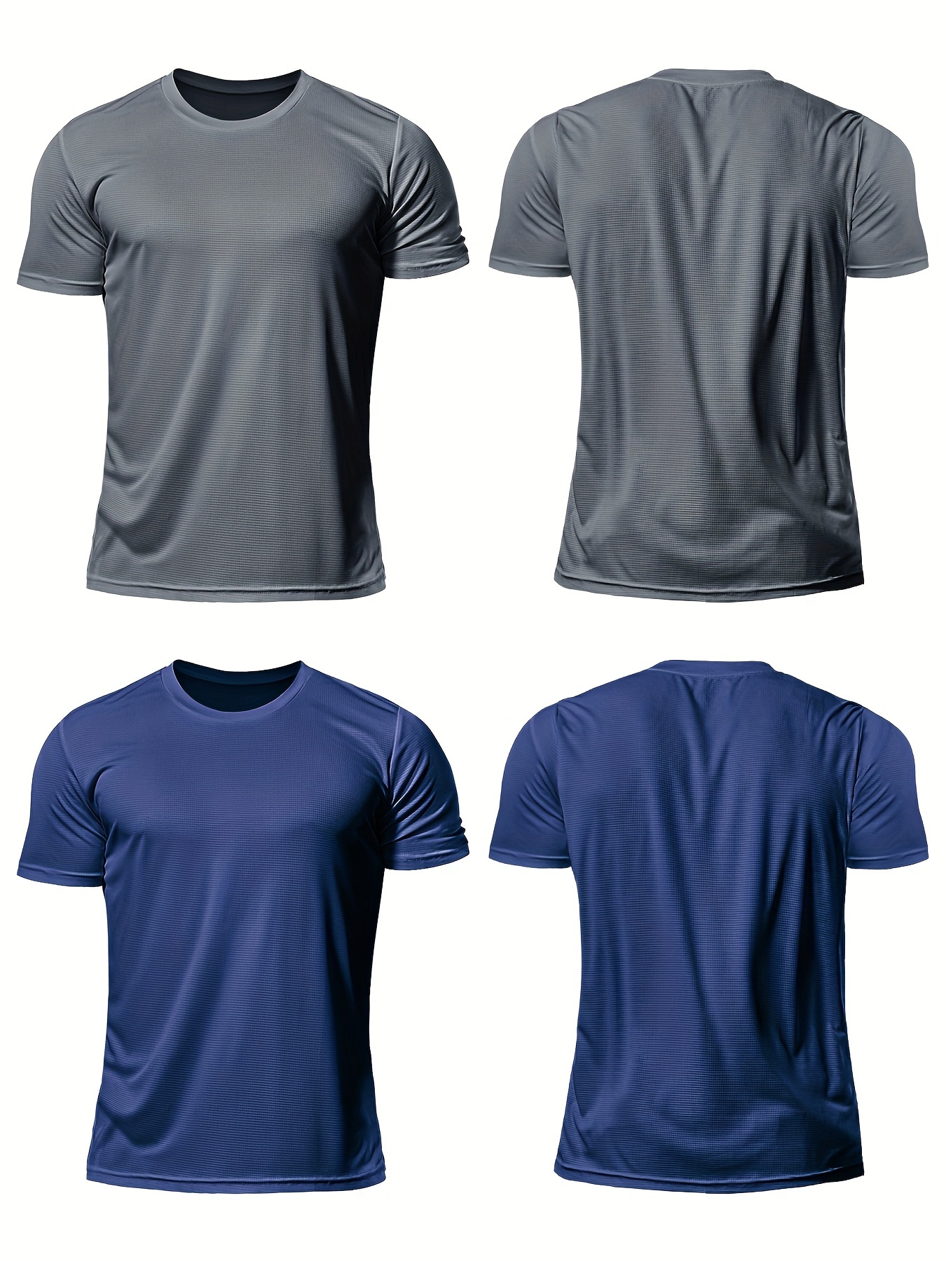 Men's Quick-Dry Athletic T-Shirt - Neon Green Workout Shirt, Lightweight Moisture-Wicking Gym Top for Running, Training, Casual Wear - Breathable Athletic Apparel, Sleek Design, Lightweight Construction