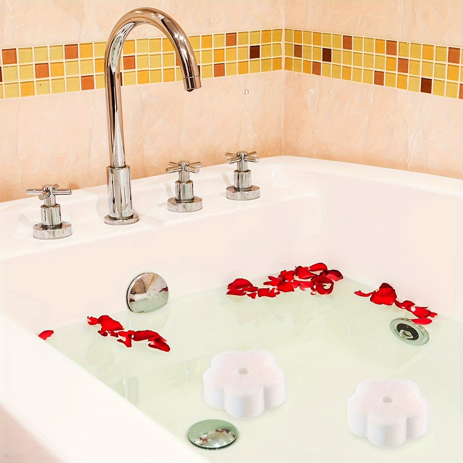 Flower shaped Oil Absorbing Sponges Pools Spas No Power - Temu