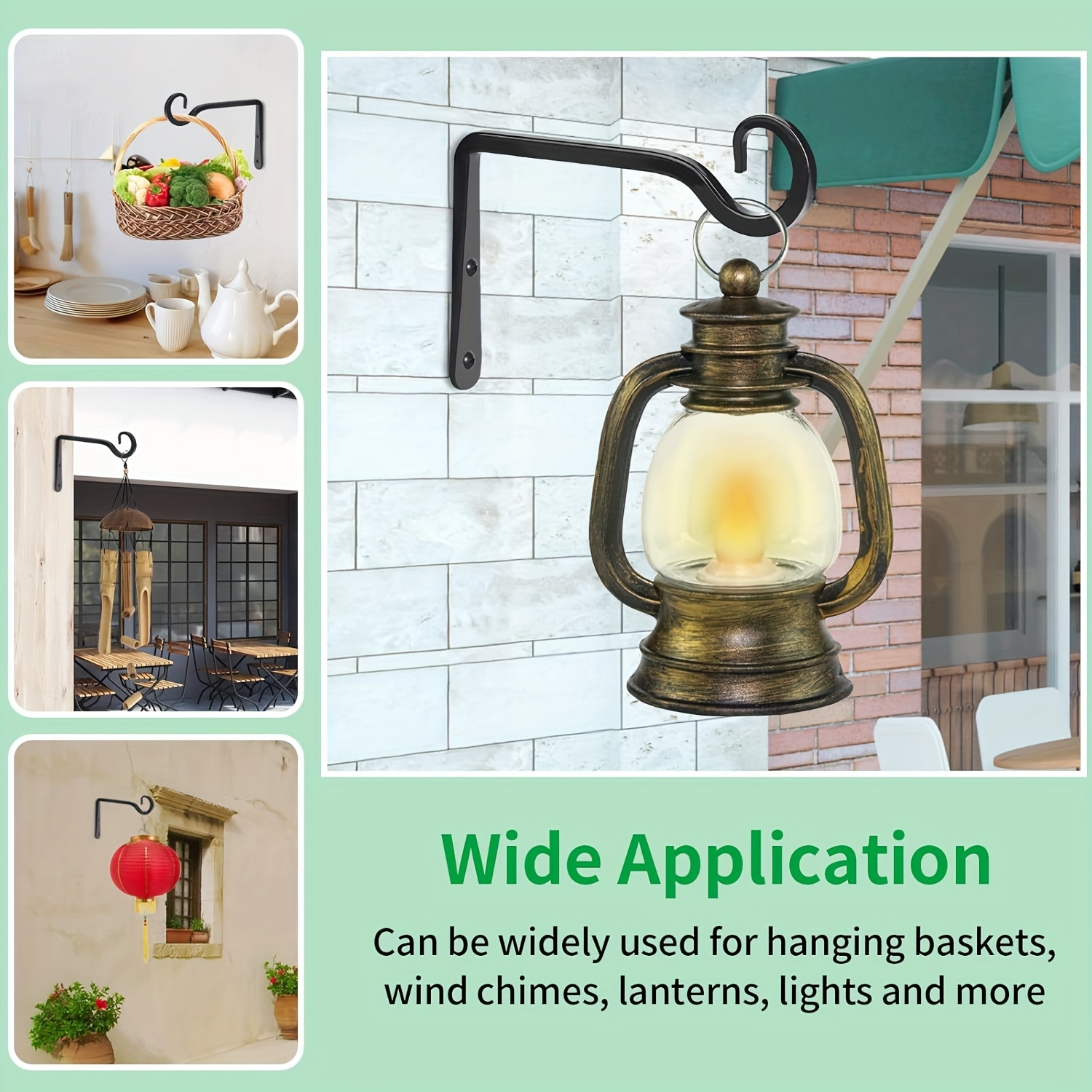 outdoor plant hanger 2pcs hanging plant stand metal wall Temu