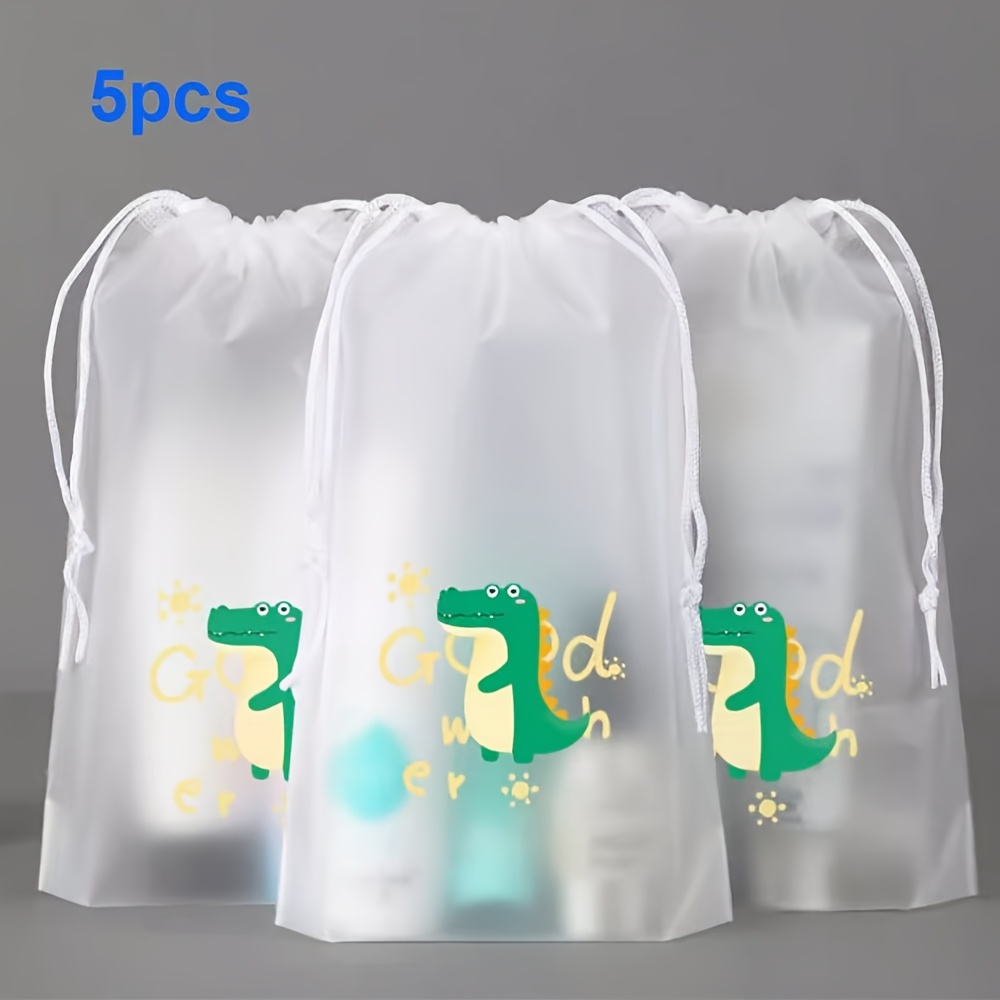 Gift For Her/him 5pcs Drawstring Wash Bag, Underwear Sock Storage Bag, Travel Cosmetics Storage Bag,christmas,halloween