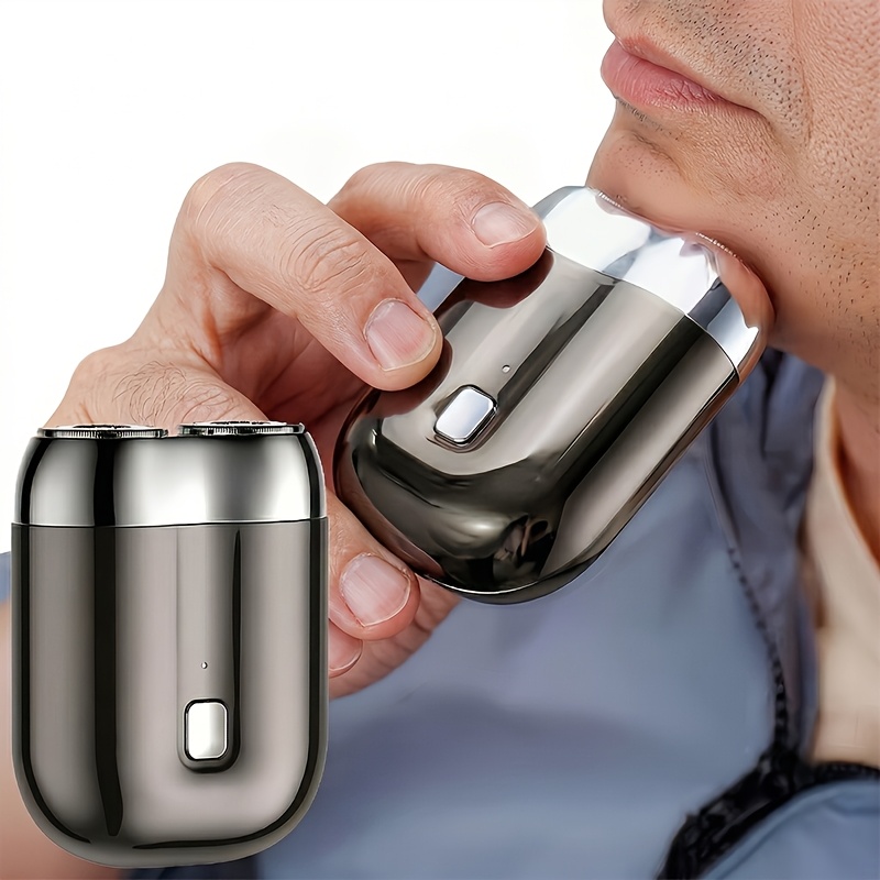   portable electric shaver for with floating head system washable   fast charging type c 30 min     start shaver for travel   the go grooming