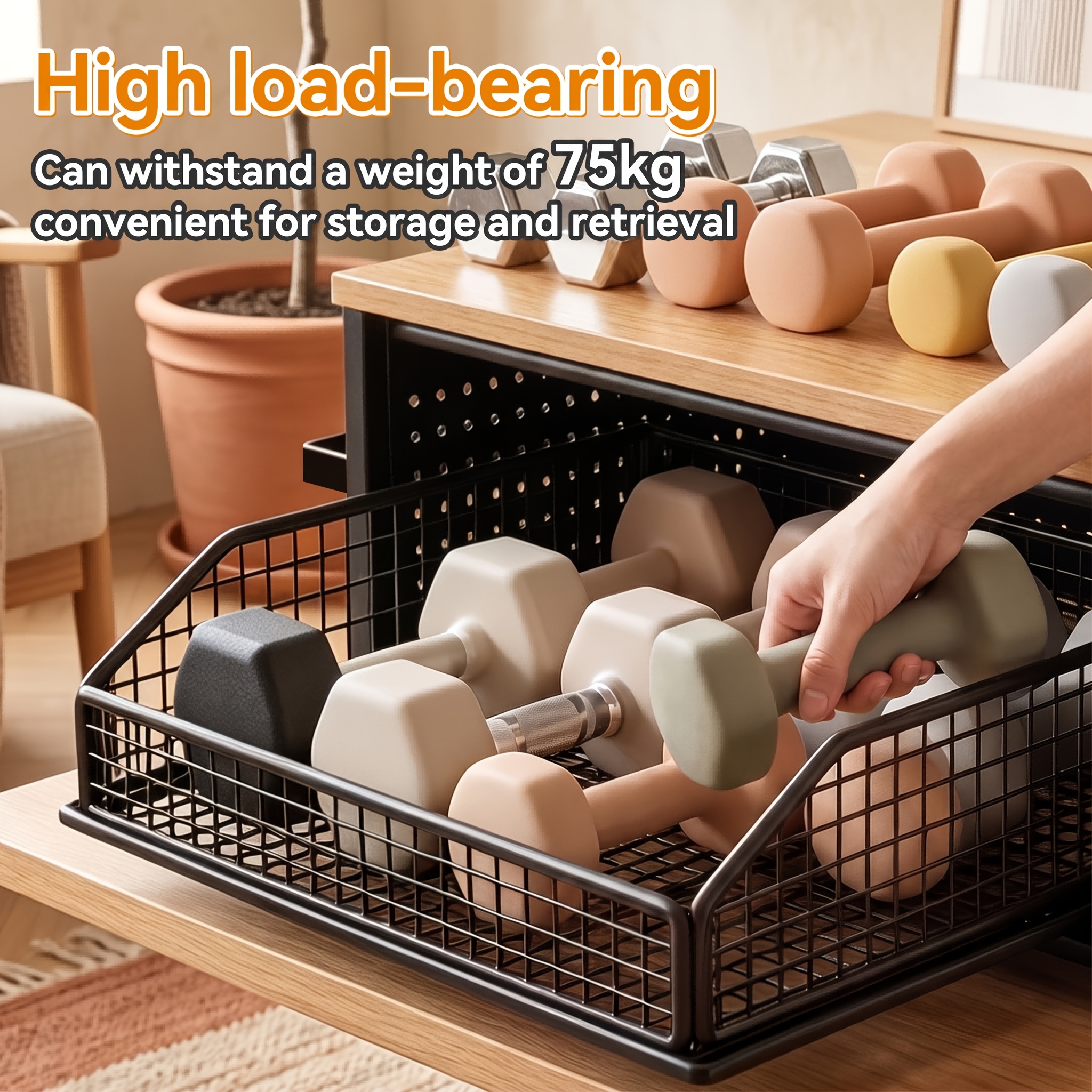 Space-Saving Kitchen Countertop Organizer with Drawers