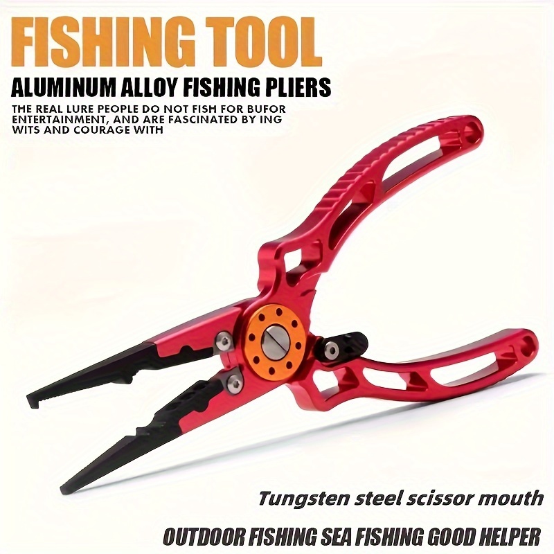 best tool for cutting fishing hooks lures Reaction Tackle Aluminum Pliers  Split Ring or Straight Nose, Braid Cutter & Hook Remover - New Patented D Line Cutterz - Patented Fishing