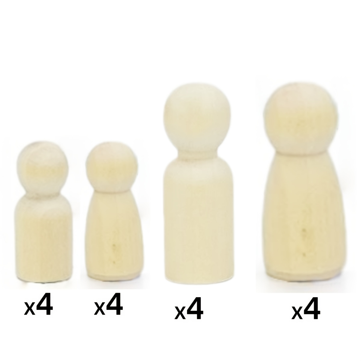 TEMU 16 Unpainted , Suitable For Diy Projects, Weddings, Party Decorations, Christmas, Halloween Decor, Etc