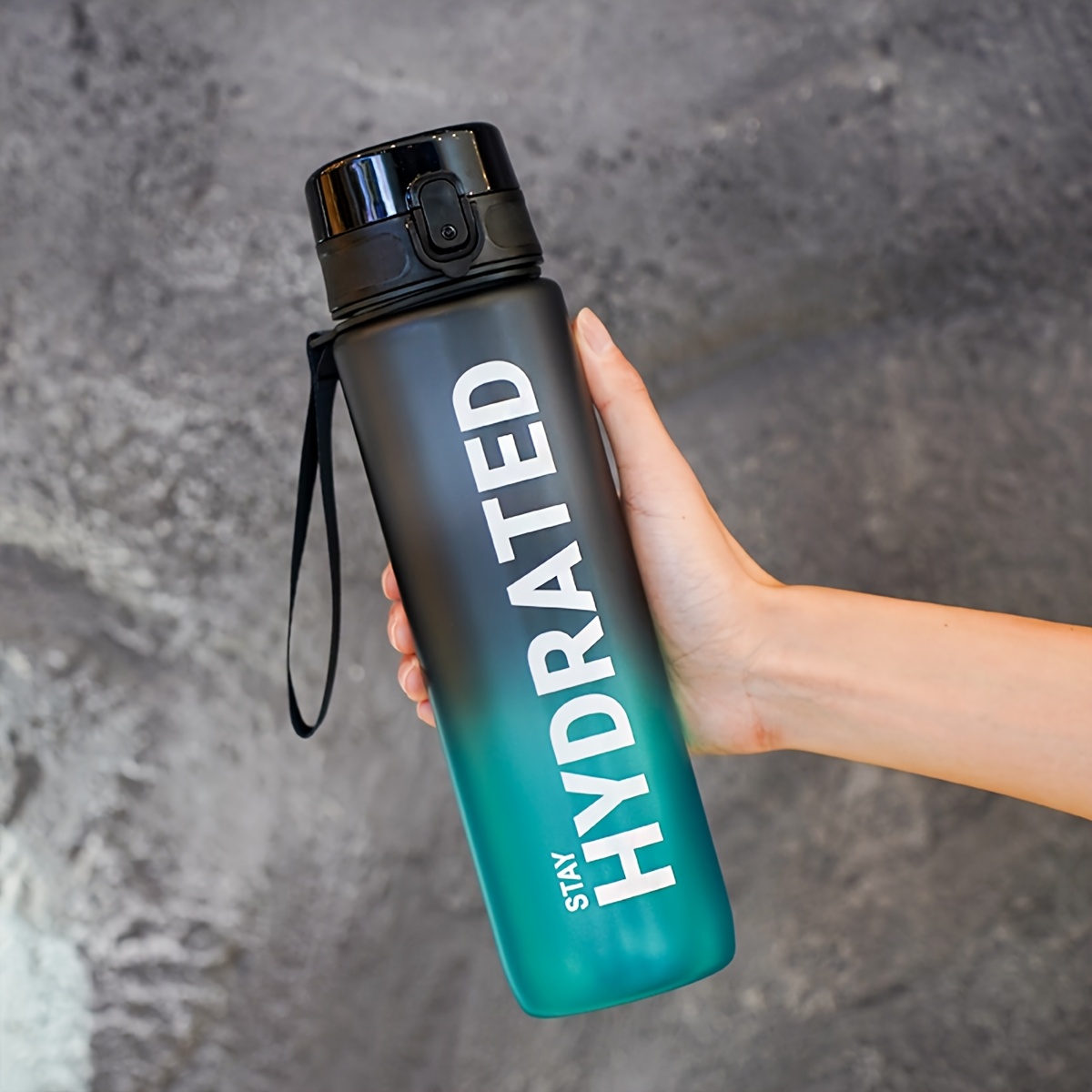 1l/750ml Large Capacity Water Bottle With Easy Sip Design - Perfect For Outdoor Sports & Fitness, High-quality Pc Material, Plastic, Direct Drinking