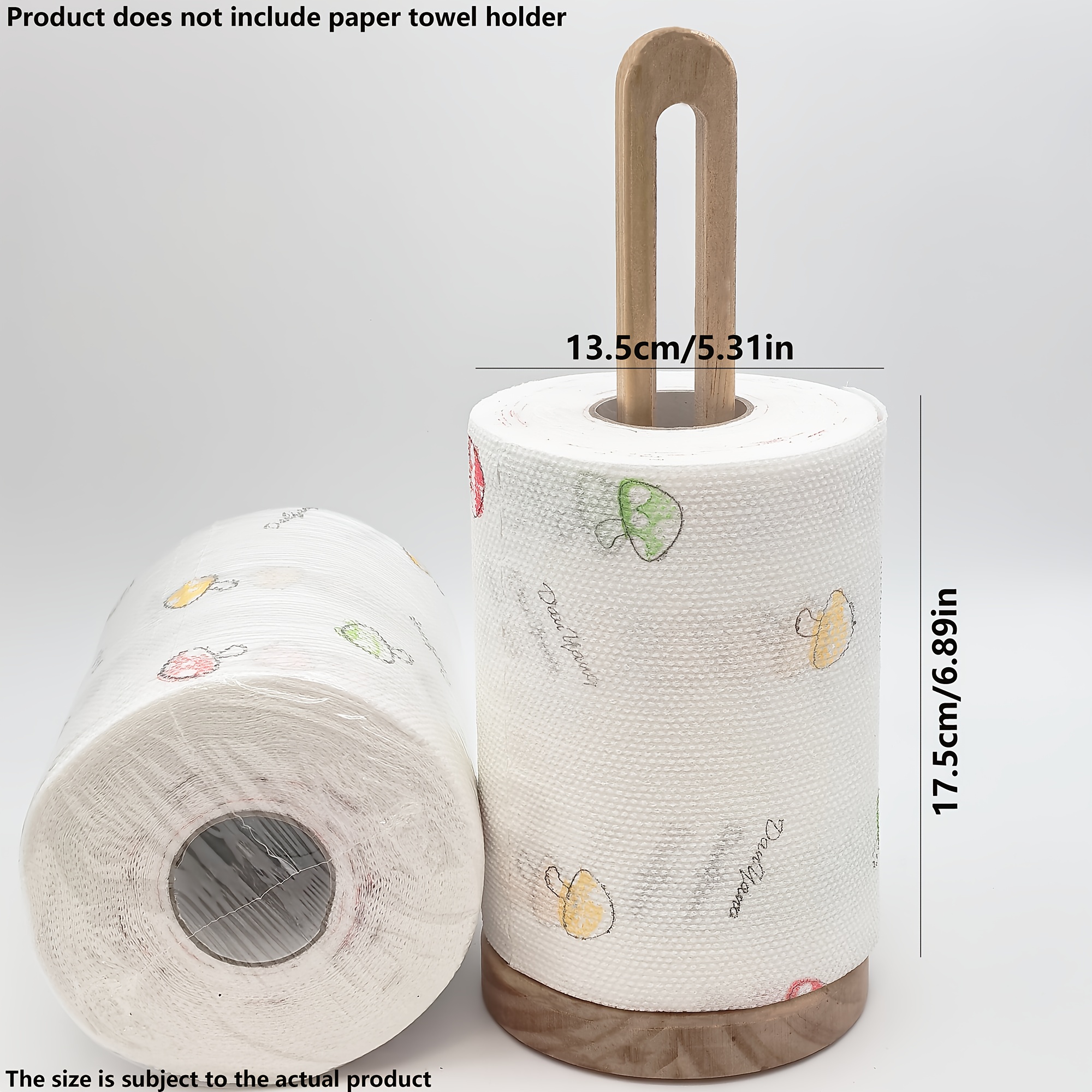 TEMU High "800 Roll Disposable Kitchen Paper Towels - Washable, Wet And Dry, Household Cleaning ( Styles) Lazy Rag Restaurant Paper Towels