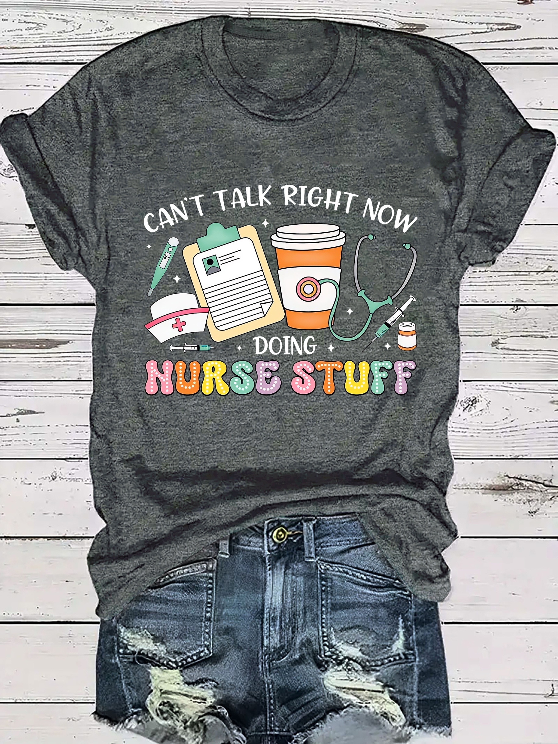 nurse shirts sold on Temu United States