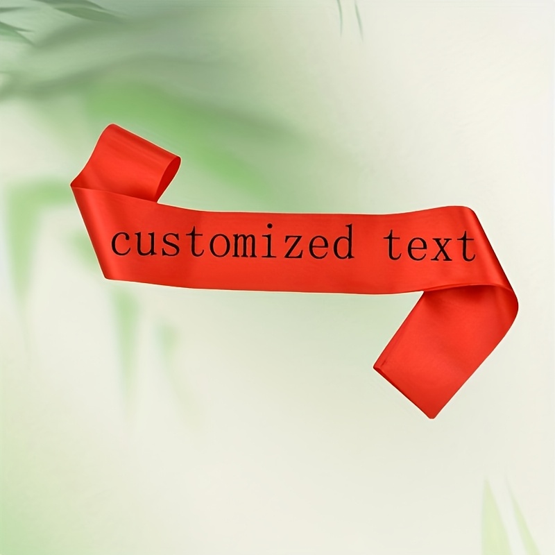 TEMU Chal de graduación personalizado 1 pieza - /texto y año personalizados, réplica de túnica de de poliéster duradero, para fiestas de graduación,